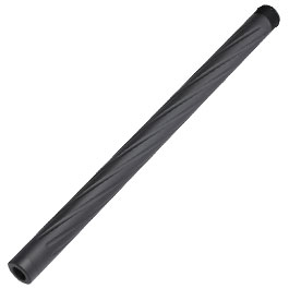 Action Army Aluminium Twisted Bull Barrel Auenlauf Set Short f. TM VSR-10 / AAC T10 schwarz