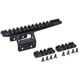 Action Army 21mm Aluminium Front Rail Kit 157 mm f. T10 schwarz