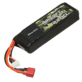 Gens Ace Airsoft LiPo Akku 11,1V 2200mAh 30C / 60C Small-Type m. T-Stecker Anschluss