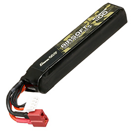 Gens Ace Airsoft LiPo Akku 11,1V 1100mAh 25C / 80C Stock-Tube Type m. T-Stecker Anschluss