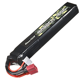 Gens Ace Airsoft LiPo Akku 11,1V 1500mAh 25C / 80C Long Stock-Tube Type m. T-Stecker Anschluss