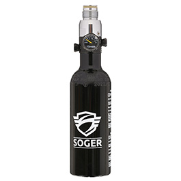 Soger Sports 0,16L / 10ci HPA Tank mit SLP Regulator 3000 PSI / 450 PSI schwarz