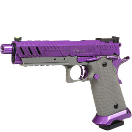 Vorsk Airsoft Hi-Capa 5.1 Vengeance Vollmetall GBB 6mm BB grau / purple