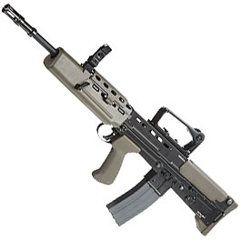 G&G L85 A1 ETU-Mosfet BlowBack Vollmetall S-AEG 6mm BB oliv / schwarz