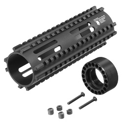 MadBull DragonFire M4 Aluminium CNC RAS Tactical Handguard 7.125 Zoll schwarz