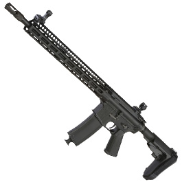 King Arms / EMG Troy Industries M4 SOCC 15 Carbine Vollmetall S-AEG 6mm BB schwarz
