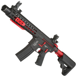 Cybergun Colt M4 Blast Red Fox Vollmetall Komplettset S-AEG 6mm BB schwarz