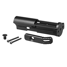 C&C Tac CNC 7075 Aluminium BlowBack Unit Infinity Lightweight f. Action Army AAP-01 schwarz