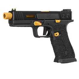 APS BumbleBee XX D-Mod mit Metallschlitten GBB 6mm BB schwarz / gold - Standard Edition