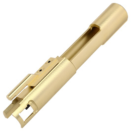 King Arms CNC Aluminium Lightweight Bolt-Carrier ohne Nozzle Set gold f. King Arms 9mm GBB Serie