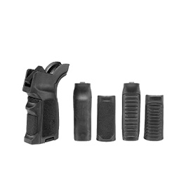 IMI M4 / M16 CG-2 Pistol Grip Griffstck mit Wechseleinstzen schwarz f. VFC / WE / WA M4 GBB Serie