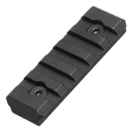 Firefield Edge Series KeyMod 21mm Aluminium Adapterschiene 5 Slot / 61mm schwarz