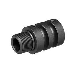 Action Army AAP-01C CNC Aluminium Silencer Adapter 14mm- schwarz