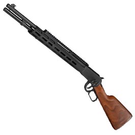 Double Bell M1894 Tactical Western Rifle mit Hlsenauswurf Vollmetall CO2 6mm BB schwarz - Echtholz-Version
