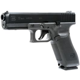 Glock 17 Gen. 5 mit Metallschlitten CO2 BlowBack 6mm BB schwarz