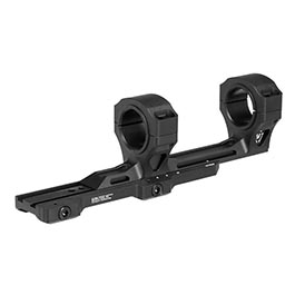 Strike Industries CNC 7250 Aluminium ASM Adjustable Scope Mount zweiteilig f. 20 - 22mm Schienen schwarz