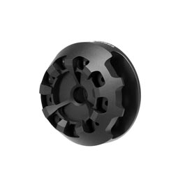 MadBull / Strike Industries Cookie Cutter CNC Aluminium Compensator schwarz 14mm-