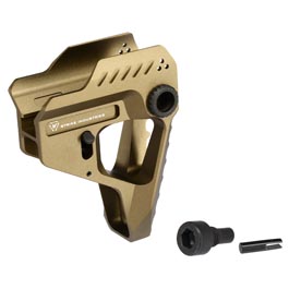 Strike Industries CNC Aluminium Micro Stock f. SI 7 Position Stock Tube Flat Dark Earth