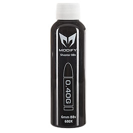 Modify Shooter Precision BIO BBs 0.40g 680er Flasche grau-weiss