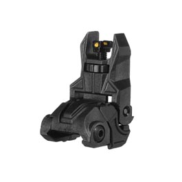SRC Hi-Vis Polymer Flip-Up Front Sight f. 20 - 22mm Schienen schwarz