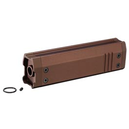 Action Army Silencer Aluminium Barrel Extension 130mm 14mm- f. AAP-01 / AAP-01C Flat Dark Earth