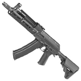 Arcturus AK105-C Custom Vollmetall S-AEG 6mm BB schwarz