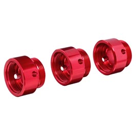 Kleinbild 1 ICS CXP Tomahawk CNC Aluminium Variable Capacity Cups rot - 3 St�ck