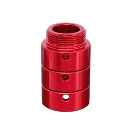 Kleinbild 3 ICS CXP Tomahawk CNC Aluminium Variable Capacity Cups rot - 3 St�ck