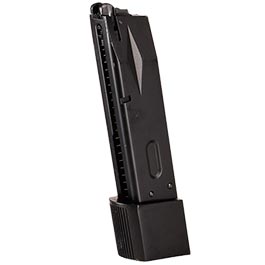 Wei-ETech M9 / M92 GBB Magazin 30 Schuss Extended schwarz - Softairgas Version