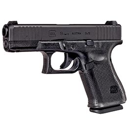 Glock 19 Gen. 5 Airsoft mit Metallschlitten GBB 6mm BB schwarz