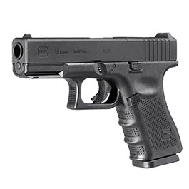 Glock 19 Gen. 4 MOS Airsoft mit Metallschlitten CO2 NBB 6mm BB schwarz