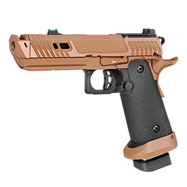 KLI Hi-Capa 4.3 Sahara Viper Optic Ready Vollmetall GBB 6mm BB Desert Tan