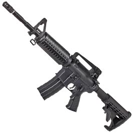 APS M4A1 Carbine Kompetitor-Series eSilver Edge SDU-MosFet 2.0 AEG 6mm BB schwarz