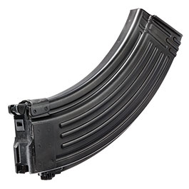 GHK AKM GBB Stahlblech-Magazin Low-Cap 40 Schuss schwarz - Softairgas-Version - Version 3