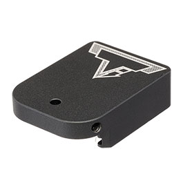 Wei-ETech / EMG TTI Aluminium Bodenplatte f. Hi-Capa 4.3 / 5.1 Magazin schwarz - mit Fllffnung