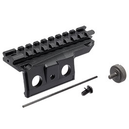 Wei-ETech M14 Aluminium Low-Profile 21mm Zielgert-Halterung schwarz