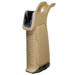 Strike Industries OMPG Overmolded Enhanced Pistol Grip Griffstck 15 Grad Flat Dark Earth f. VFC / WE / WA M4 GBB Serie