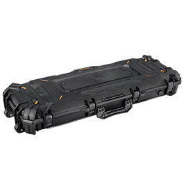 WoSport WST Tactical Rifle Case Waffenkoffer / Trolley 102 x 32,5 x 9 cm Cubed-Schaumstoff IPX7 schwarz