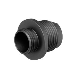 Modify Aluminium Schalldmpferadapter f. Pistolen 11mm+ Innengewinde auf 14mm- Auengewinde schwarz