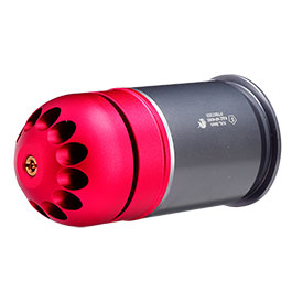 Nuprol 40mm Vollmetall Hlse / Einlegepatrone f. 60 6mm BBs rot