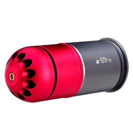 Nuprol 40mm Vollmetall Hlse / Einlegepatrone f. 84 6mm BBs rot