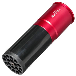 APS Hellfire 40mm Vollmetall Hlse / Einlegepatrone f. 198 6mm BBs rot / schwarz
