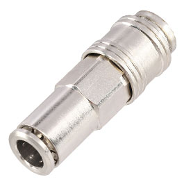 BalystiK QD Fitting weiblich mit 8mm Macroline HPA-Adapter silber - EU Version