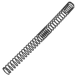 Unicorn UNISpring Federstahl Tuningfeder M100 schwarz f. V2 / V3 S-AEG Gearboxen