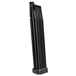 Wei-ETech Hi-Capa 3.8 / 4.3 / 5.1 / 5.2 / P14 GBB Magazin 50 Schuss Extended schwarz - Softairgas Version