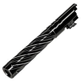 Dr. Black Spiral Storm CNC 6063 Aluminium Auenlauf f. Tokyo Marui Hi-Capa 5.1 GBB schwarz