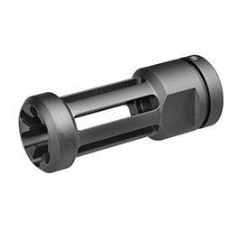 CTM R-Style Aluminium Flash-Hider schwarz 14mm-