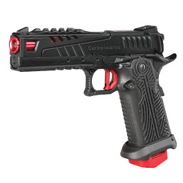 ICS BLE Hi-Capa Carnotaurus Split-Slide m. Metallschlitten GBB 6mm BB schwarz / rot