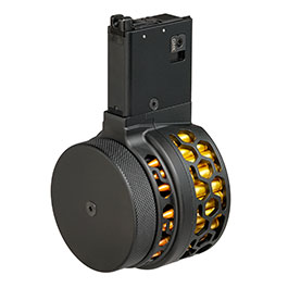 Dytac X-Style Metall-Trommelmagazin 100 Schuss f. GHK M4 / M16 GBB Serie schwarz