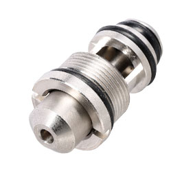 AMG Edelstahl High Output Magazin-Auslassventil f. Tokyo Marui M4 MWS GBB Gewehre silber
